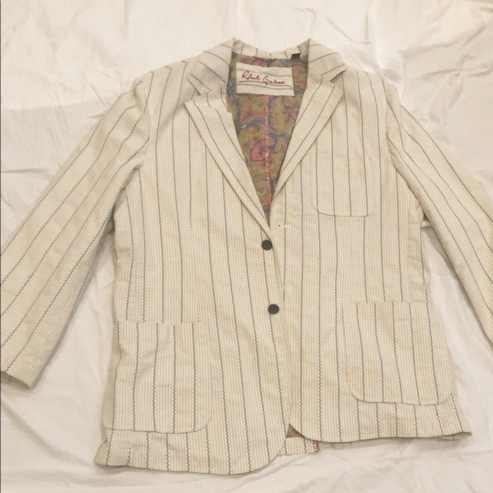 Men’s Seersucker Sports Jacket